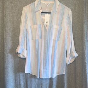 Pastel Striped Blouse